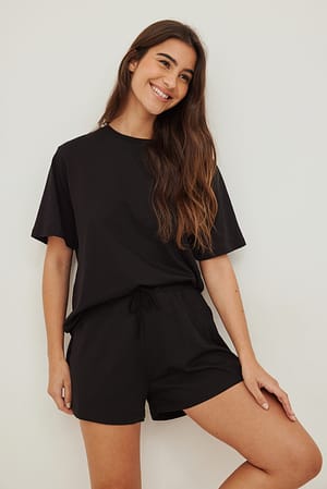Black Soft Comfort Shorts