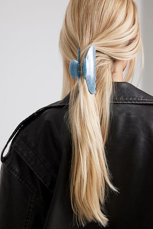 Blue Sparkling Hair Claw