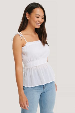 White Unterhemd Mit Trägern