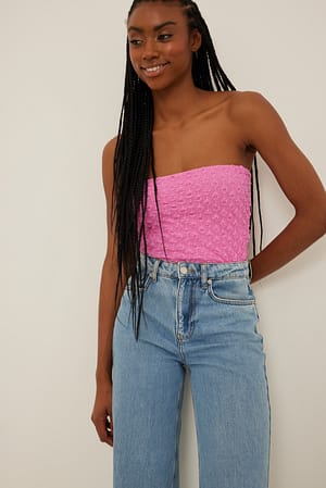 Pink Bandeauöverdel