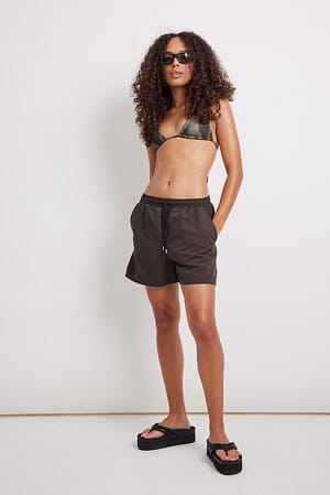 Brown Swim Trunks