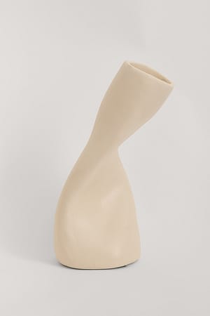 Offwhite Tilted Vase