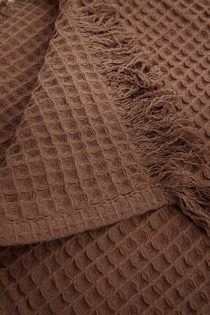 Brown Waffle Towel