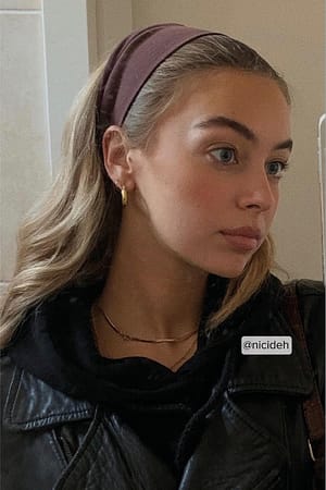 Brown Ekologiskt jersey-hårband