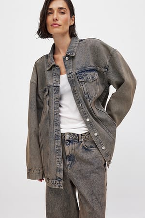 Vintage Blue Chaqueta vaquera oversize