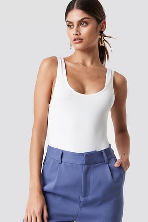 White Hanna Bodysuit