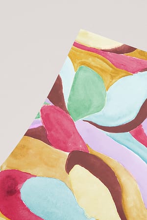 Multicolor Painted Shapes Poster