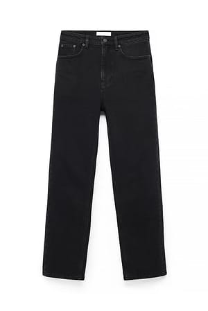 Black Vaqueros slim de tiro alto Pier
