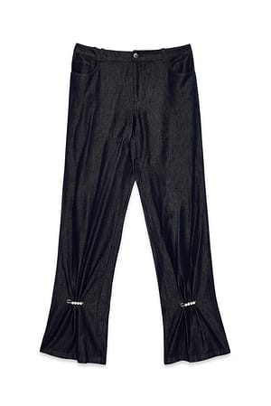 Dark Blue Denim med stofnåle