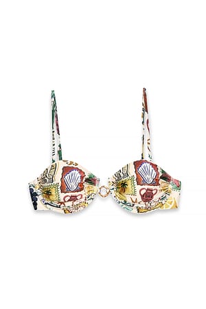 Print Bikini-Oberteil mit Print