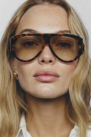 Tortois Retro solbriller i acetat
