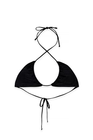 Black Omgekeerde triangel bikinitop