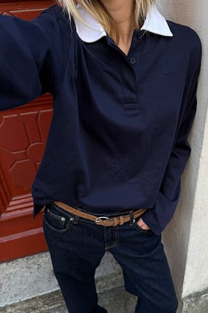 Navy Rugby Shirt