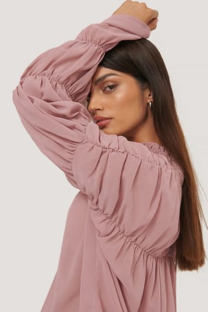 Dusty Pink Bluse