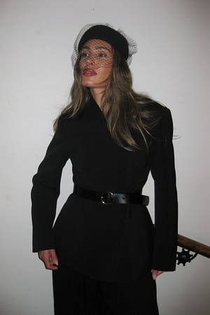 Black Skræddersyet blazer