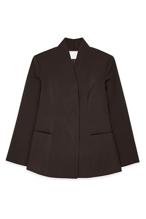 Brown Blazer cintré