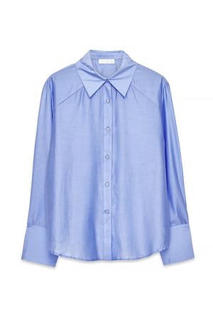 Lilac Gennemsigtig skjorte