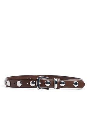 DK Brown Nietengürtel