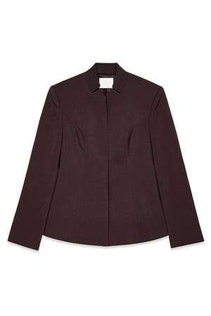 Plum Figursydd blazer