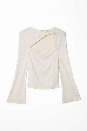 Offwhite Soft Line Twist Top