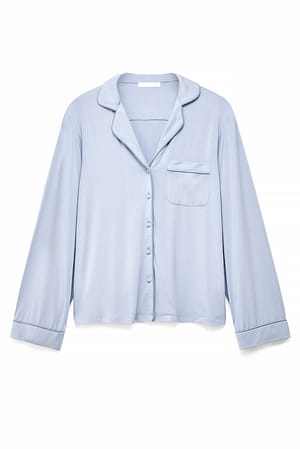 Light Blue Soft Pyjama Shirt