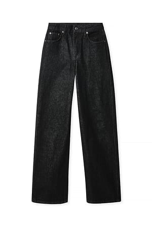 Black Rette jeans med middels høy midje