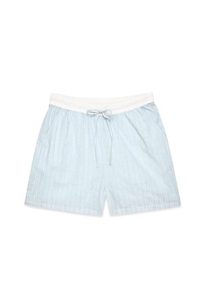 Blue Stripe Shorts med striber
