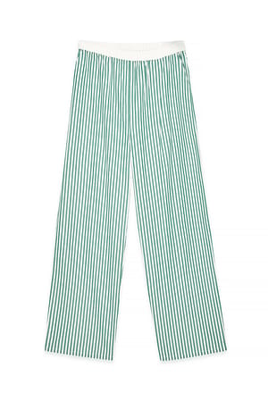 Green Stripe Randiga byxor