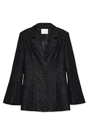 Black Blazer structuré régulier