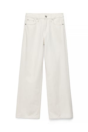 White Studio Low Waist Loose Jeans