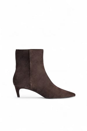 DK Brown Botines de ante