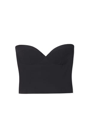 Black Sweetheart Corset Top
