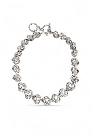 Silver Collar con detalle de remolino