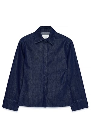 Rinse Wash Tailored Denim Shirt