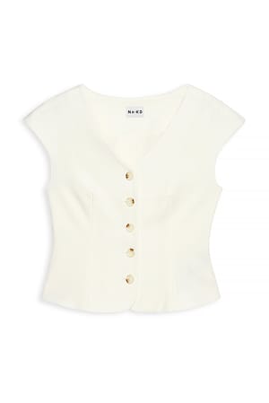 Offwhite Figursyet vest