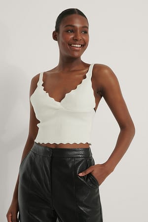 Ecru Carmen Top