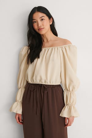 Stone Off Shoulder Blouse