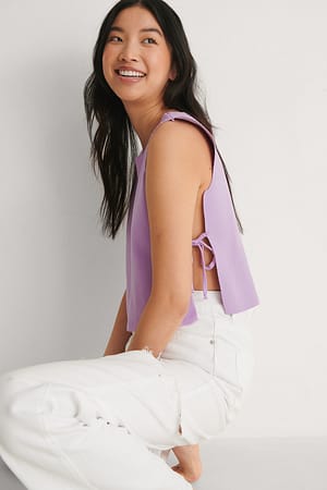 Lila Side Tie Top