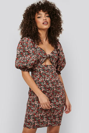 Multicolor Mini-Jurk