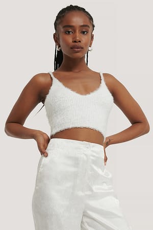 Ecru Yarn Top