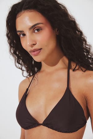 Brown Trekantet bikinitopp