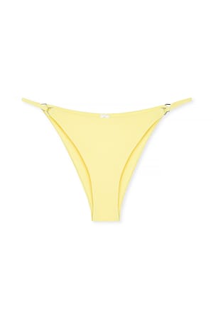 Yellow Bikini-Höschen mit Triangel-Detail