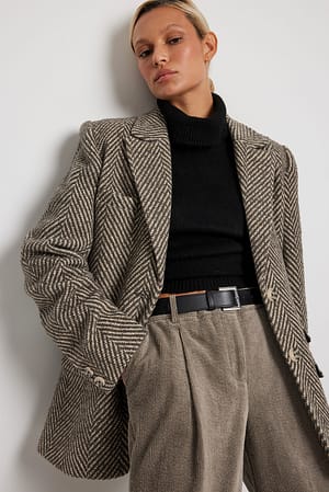 Green Tweed Blazer