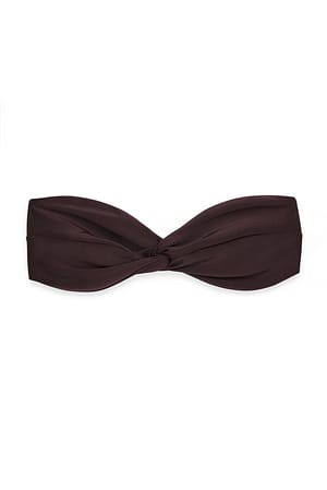 Brown Vridd bandeau-bikinitopp