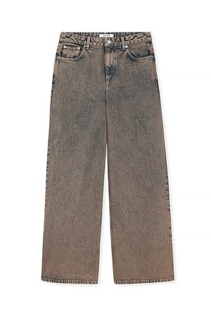 Vintage Blue Rumlige denim med vide ben
