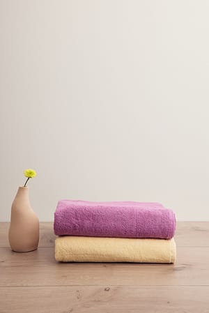 Pink Badehåndklæde