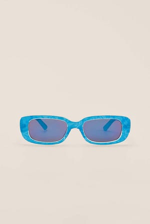 Blue Shimmer Sunglasses