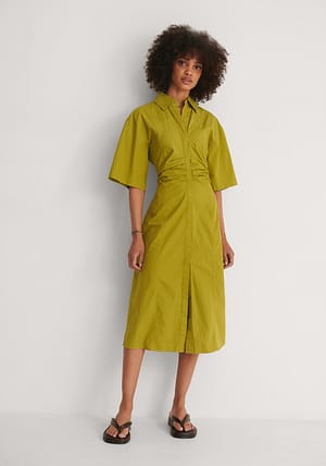 Green Midi-Kleid