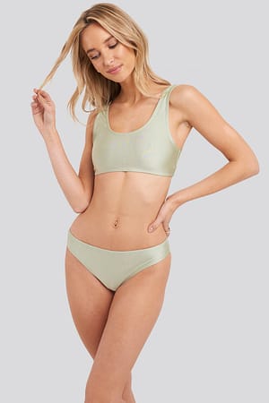 Green Sportowe Figi Od Bikini