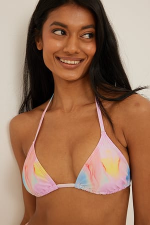 Aquarelle Recyceltes Triangel-Bikini-Top